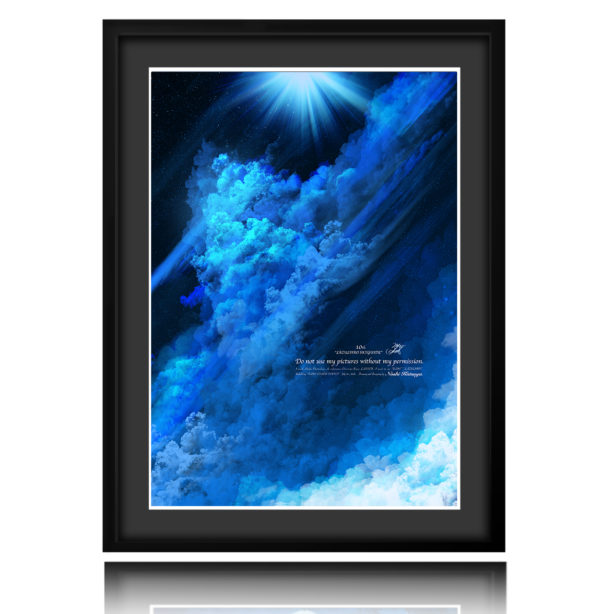 【絵画 / A3】ラズリイロ スカイガイド LAZULIIRO SKYGUIDE