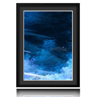 絵画/タペストリー Crystal Blue blue shape＊テクスチャーアート 絵画 抽象画 海 モダンの通販