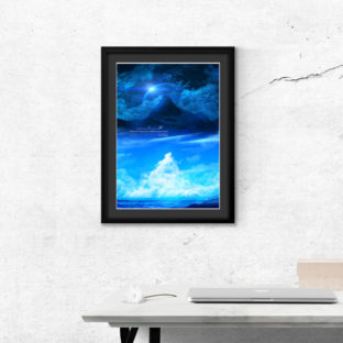 【在宅ワーカー必見】仕事部屋に青色アートを飾ろう！〜3つのメリットと適したアート〜